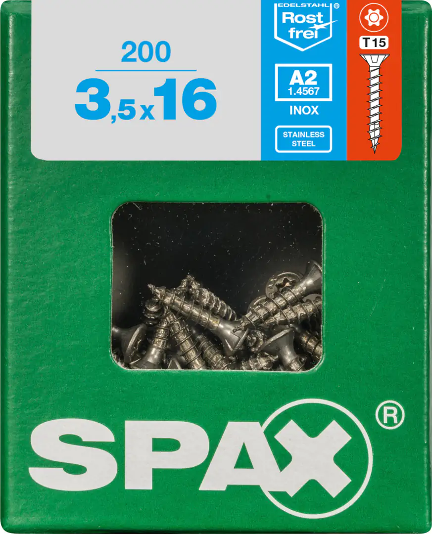 Spax Universalschrauben 3.5 x 16 mm TX 15 - 200 Stk.