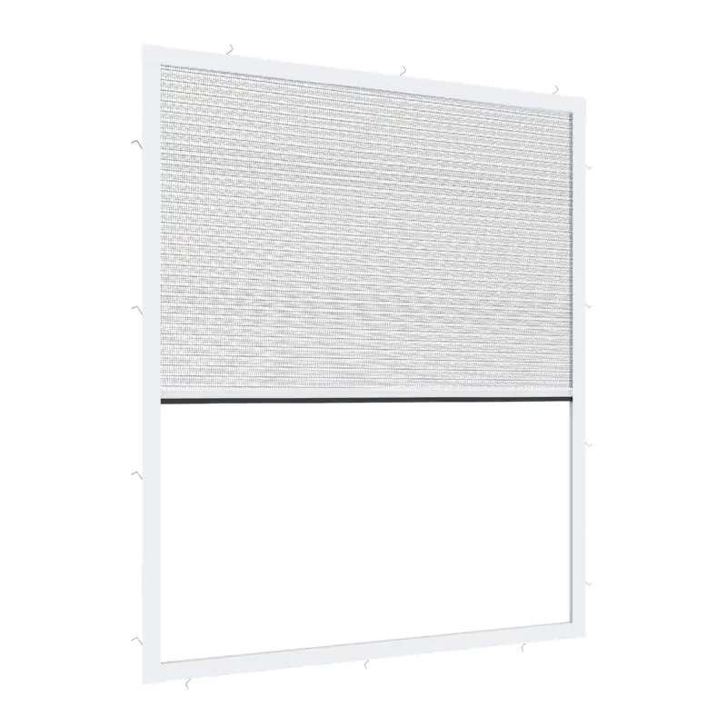 9003117315273_2 Primaster Fliegenschutz-Plissee 130 x 150 cm weiß/weiß kürzbar