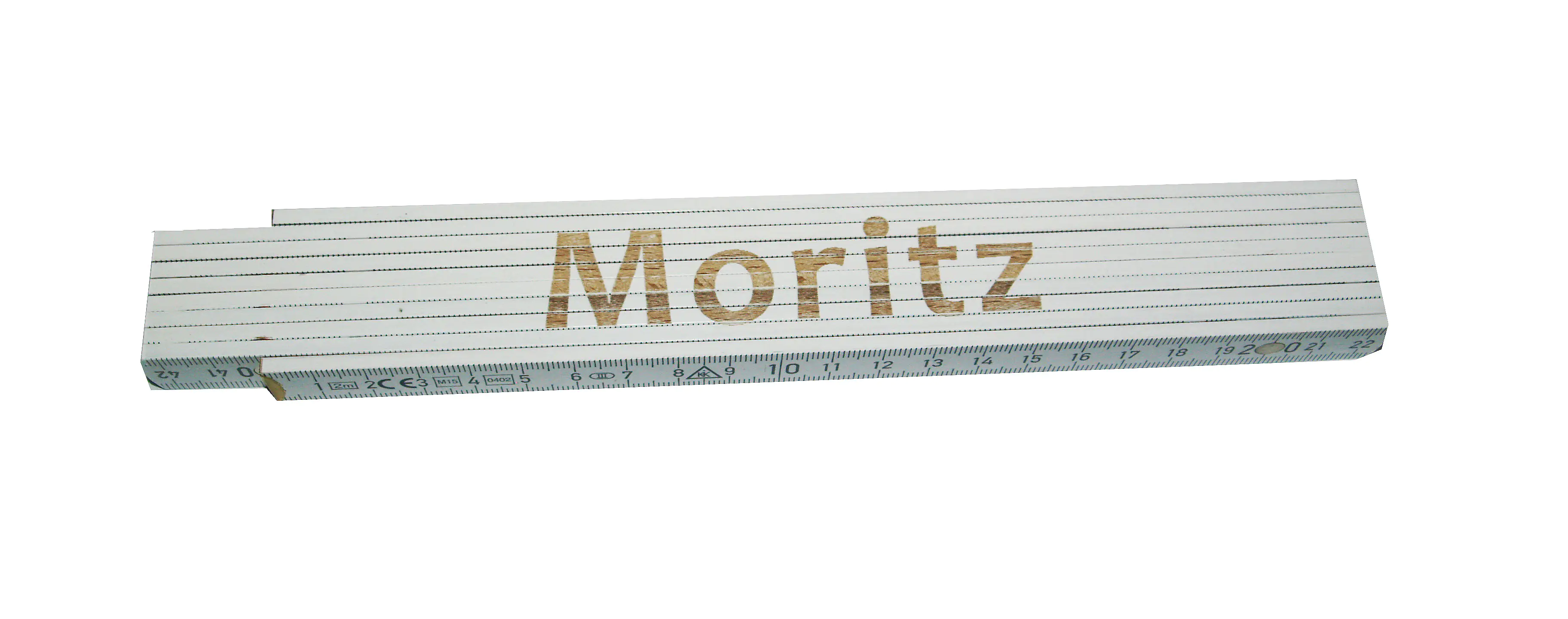 Zollstock Moritz 2 m weiß