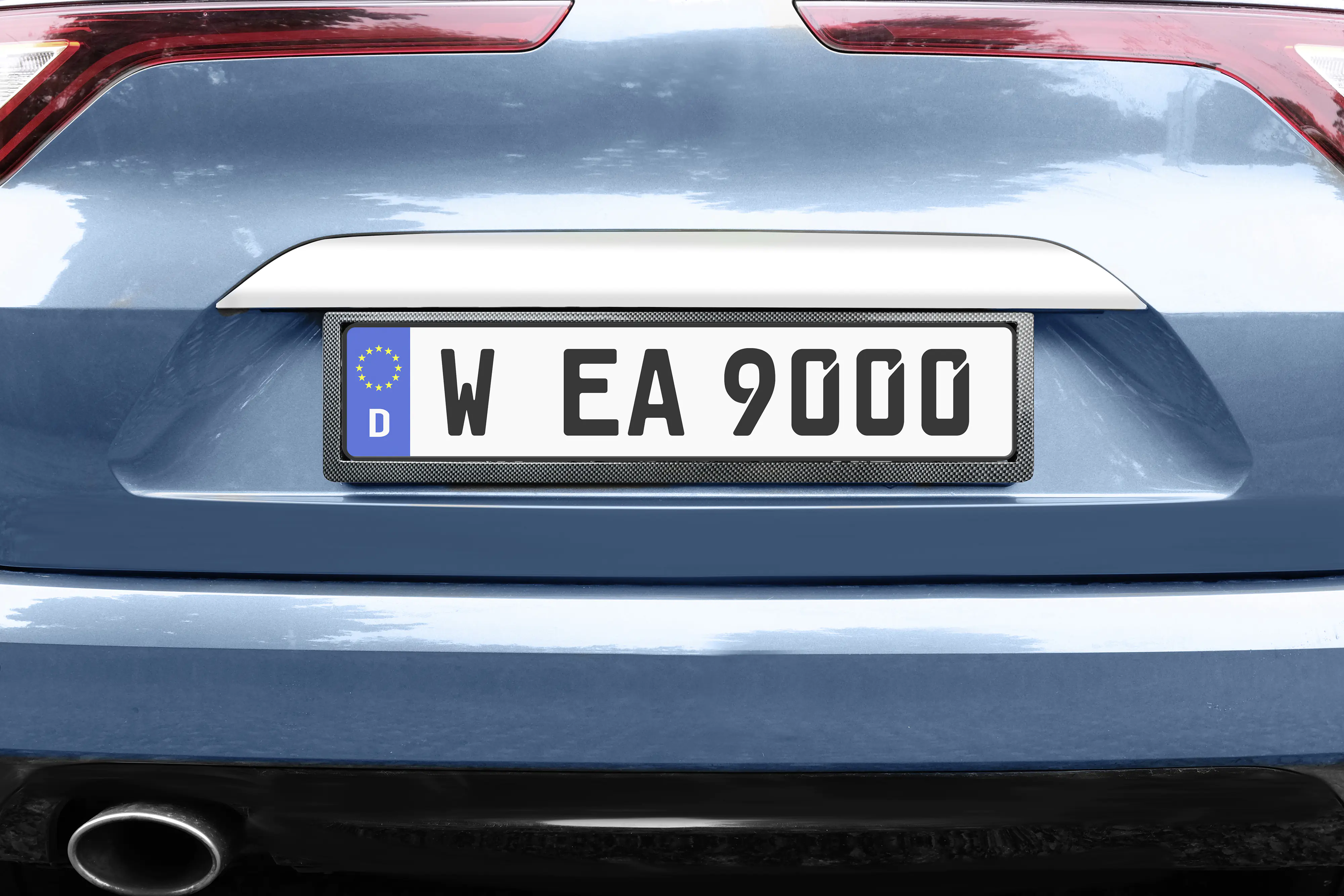 EUFAB Kennzeichenhalter mit Carbonrahmen