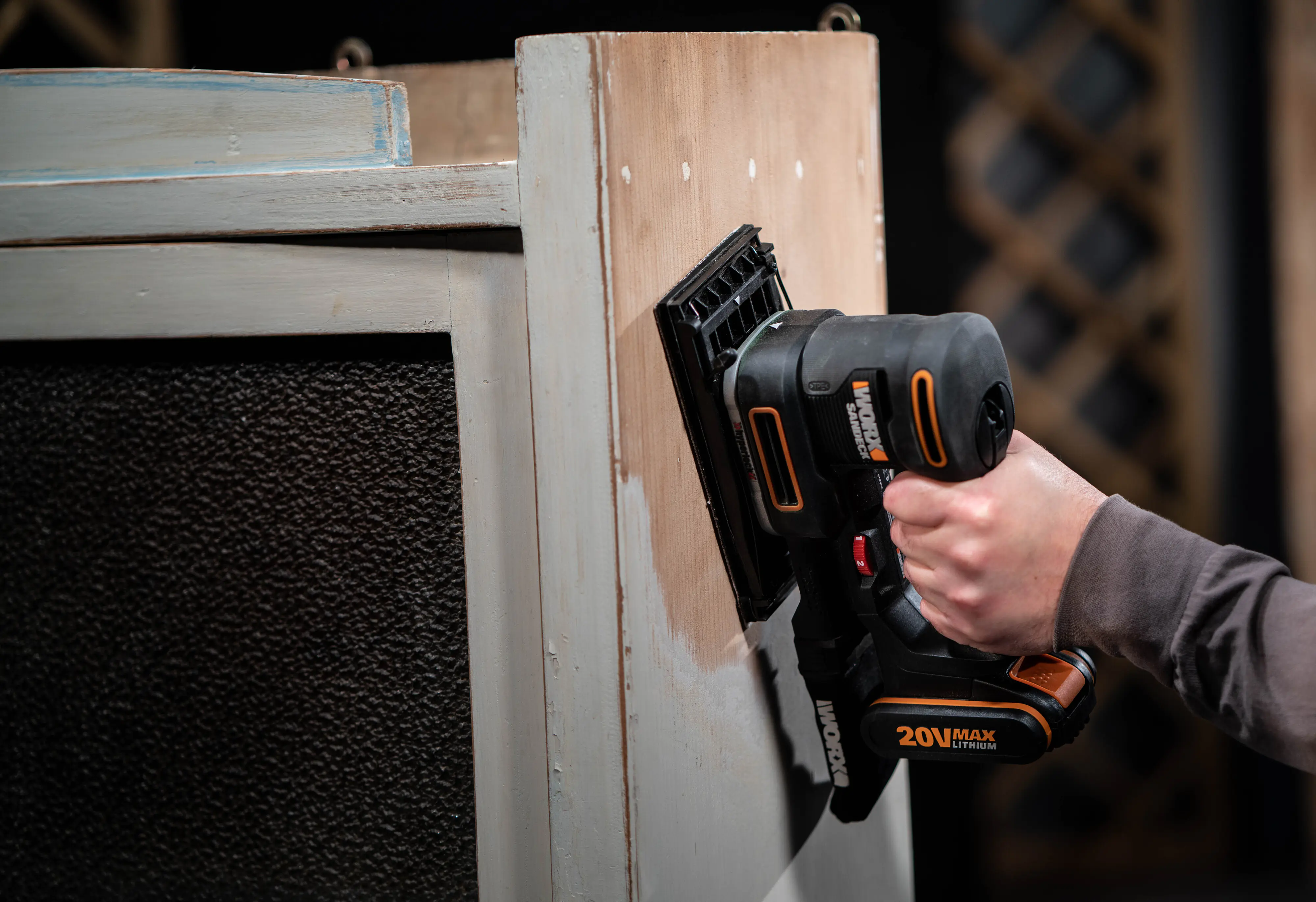 Worx Akku-Multischleifer Sonicrafter WX820 20 V inkl. Akku 2 Ah & Ladegerät Worx Akku-Multischleifer Sonicrafter WX820 20 V inkl. Akku 2 Ah & Ladegerät
