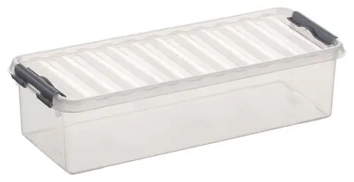 Sunware Aufbewahrungsbox Q-Line 3,5L transparent 38,5 x 14,1 x 9,3 cm