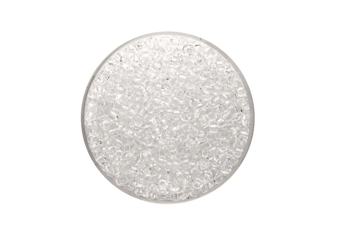 Glorex Rocailles 2,6 mm 17 g transparent