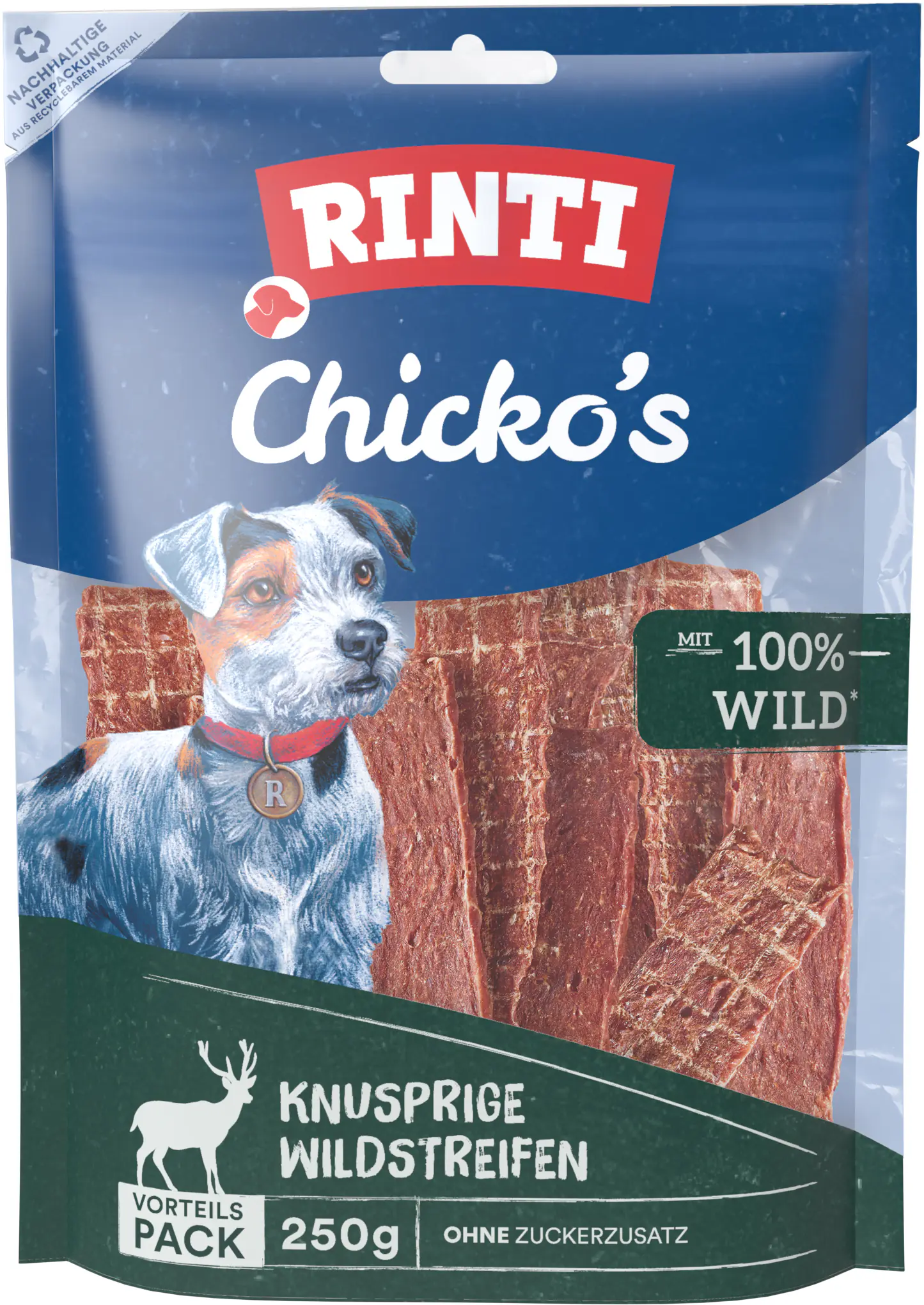Rinti Chicko Hundesnack Wild Vorratspack 250 g Rinti Chicko Hundesnack Wild Vorratspack 250 g