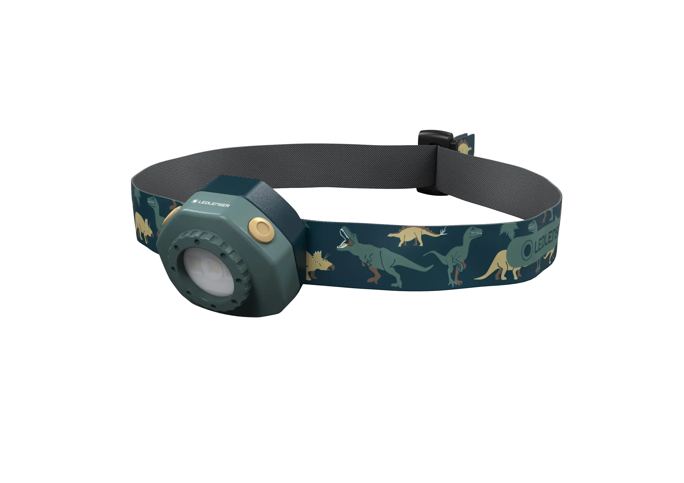 Ledlenser LED Stirnlampe KID LED 4R Dino sicher, bunt, nachhaltig, 40 lm