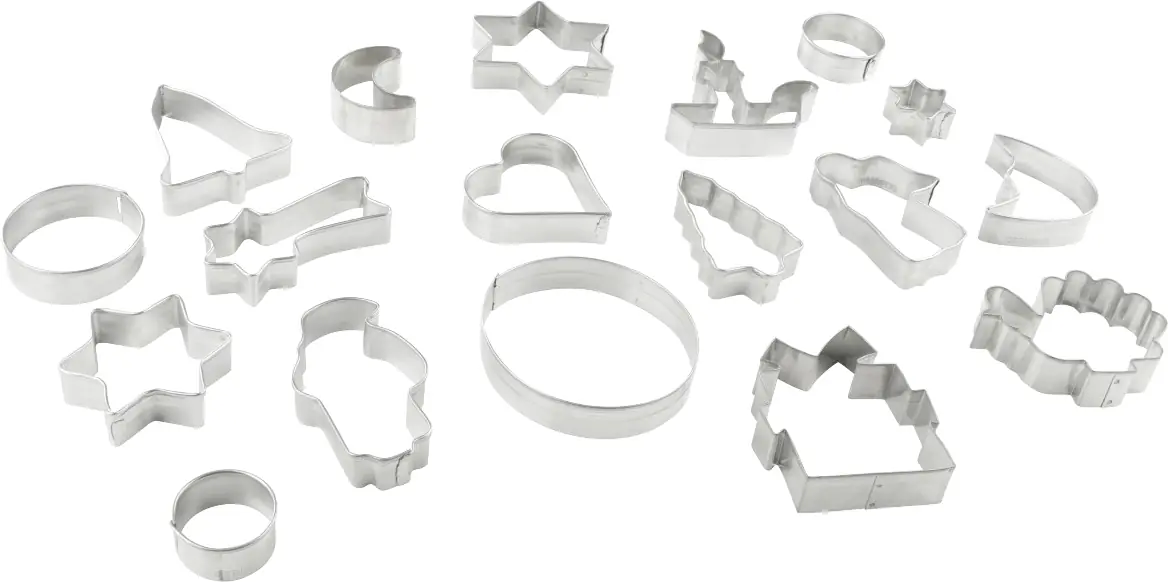 Zenker Ausstechformen-Set Box silber 18 Stück