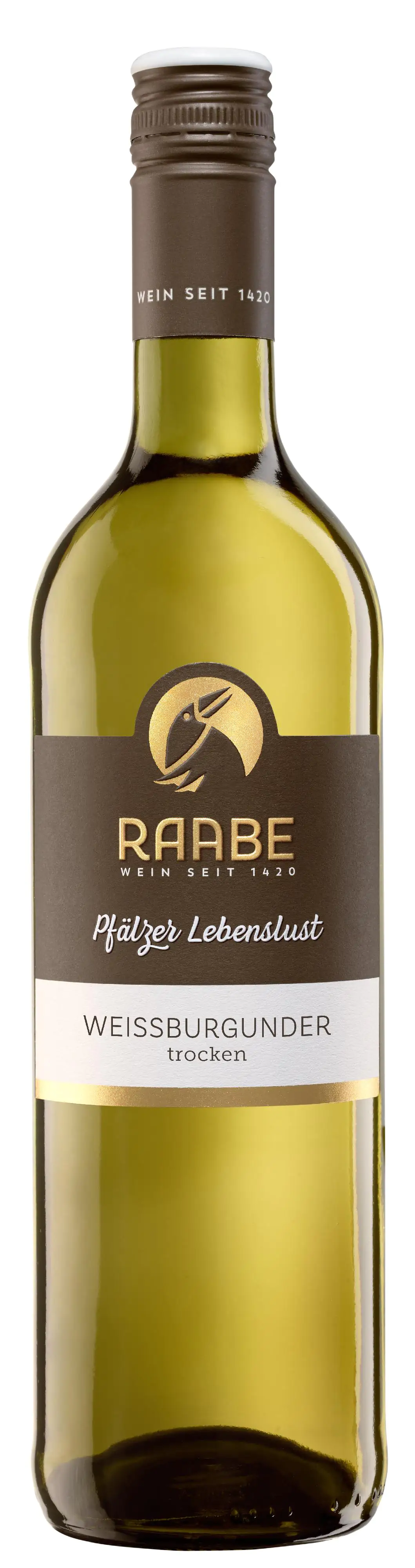 Raabe Weißwein Pfälzer Lebenslust Weißburgunder trocken Deutschland 1 x 0,75 L