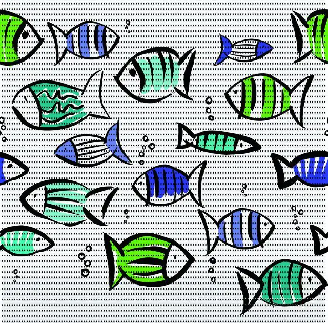 d-c-floor® Universalmatte Floor Comfort Nizza 65 x 200 cm, blau