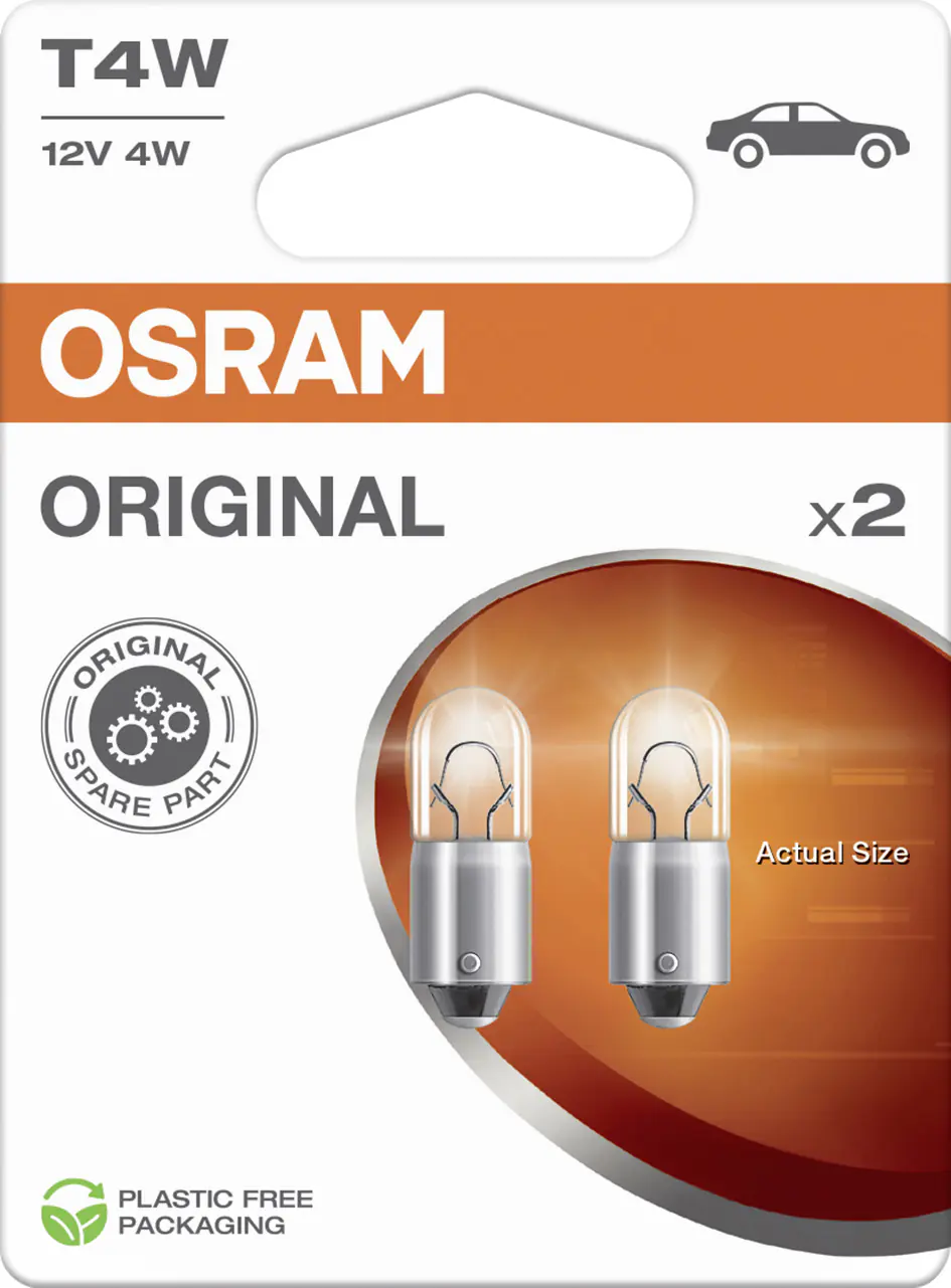 Osram Signallampe T4W Original 2.0 2 Stück Osram Signallampe T4W Original 2.0 2 Stück