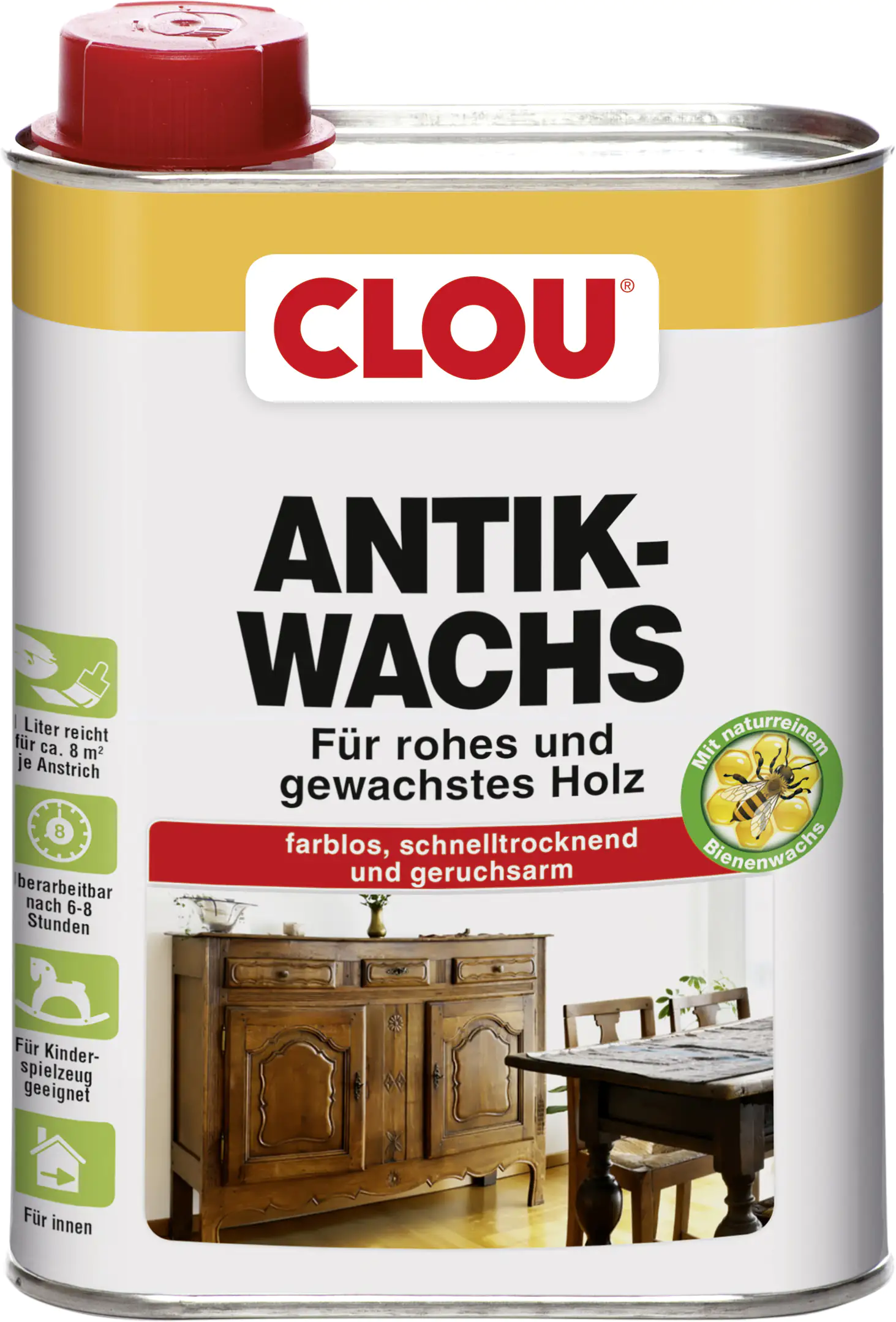 4007141036710 Clou Antikwachs W2 250 ml