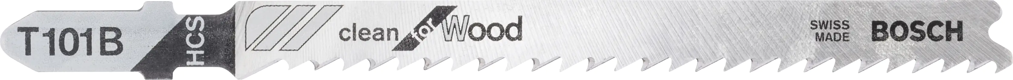 3165140006958 Bosch Stichsägeblatt T 101 B Clean 100 mm T-Schaft 3 Stück
