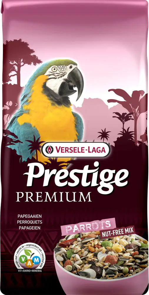 5410340219140 Versele-Laga Prestige Premium Samenmischung ohne Nüsse Papageienfutter 10kg