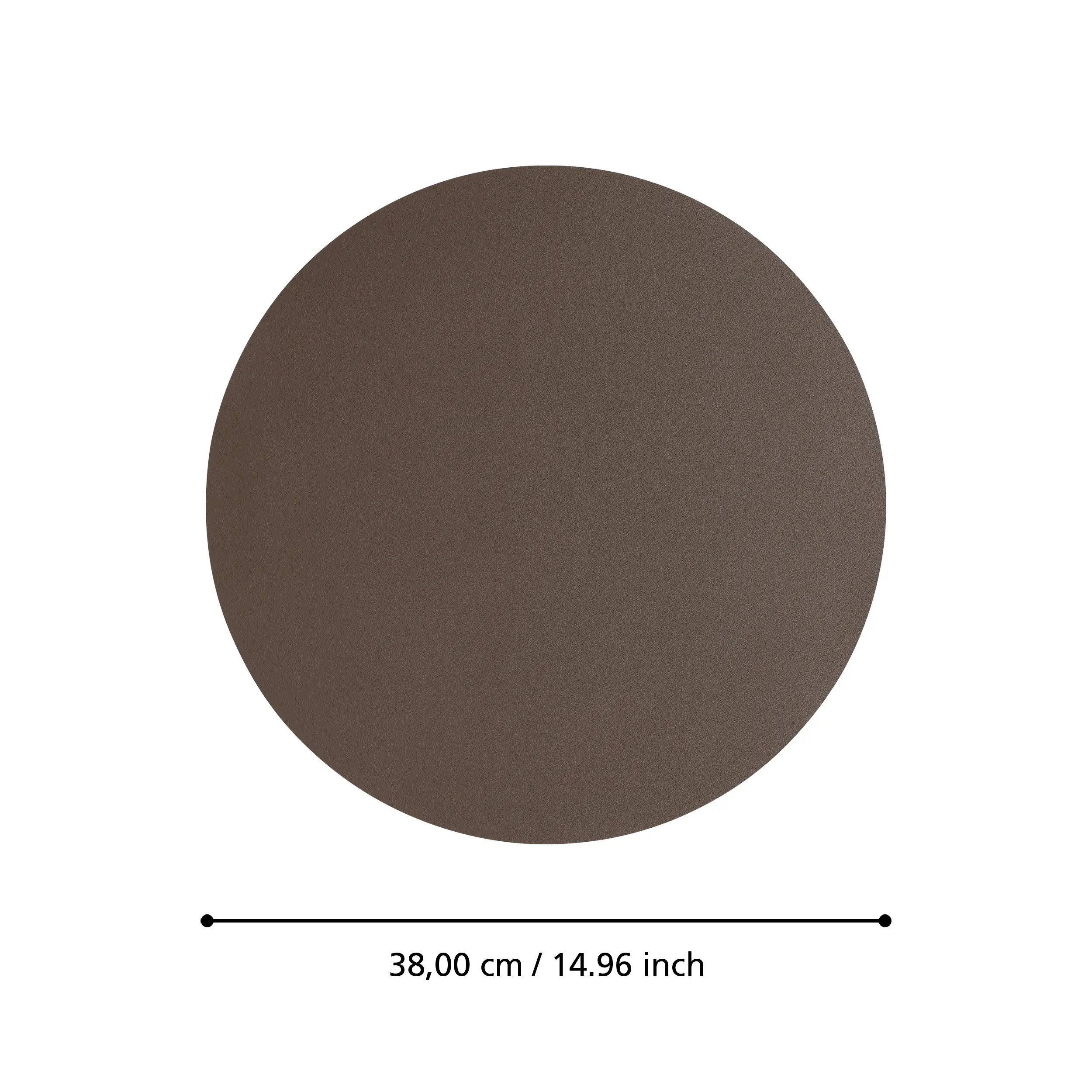 Vinanivao Tischset Ø38 cm bronze/braun