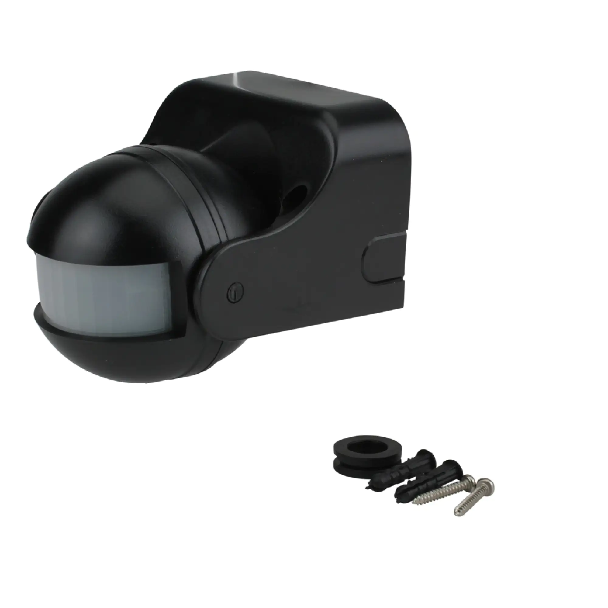 Unitec Bewegungsmelder schwarz für bis zu 1200 Watt, 180 Grad, IP44 Unitec Bewegungsmelder schwarz für bis zu 1200 Watt, 180 Grad, IP44