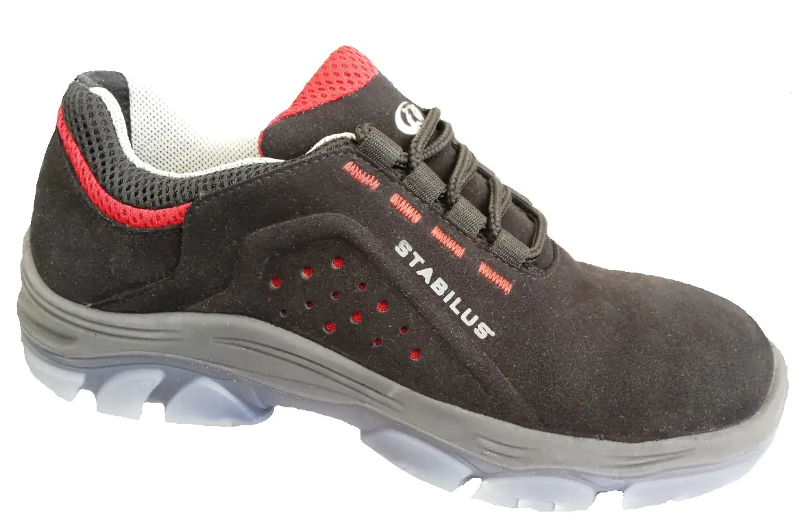 4260166088311 Stabilus Sicherheitshalbschuh Eric S1P schwarz-rot