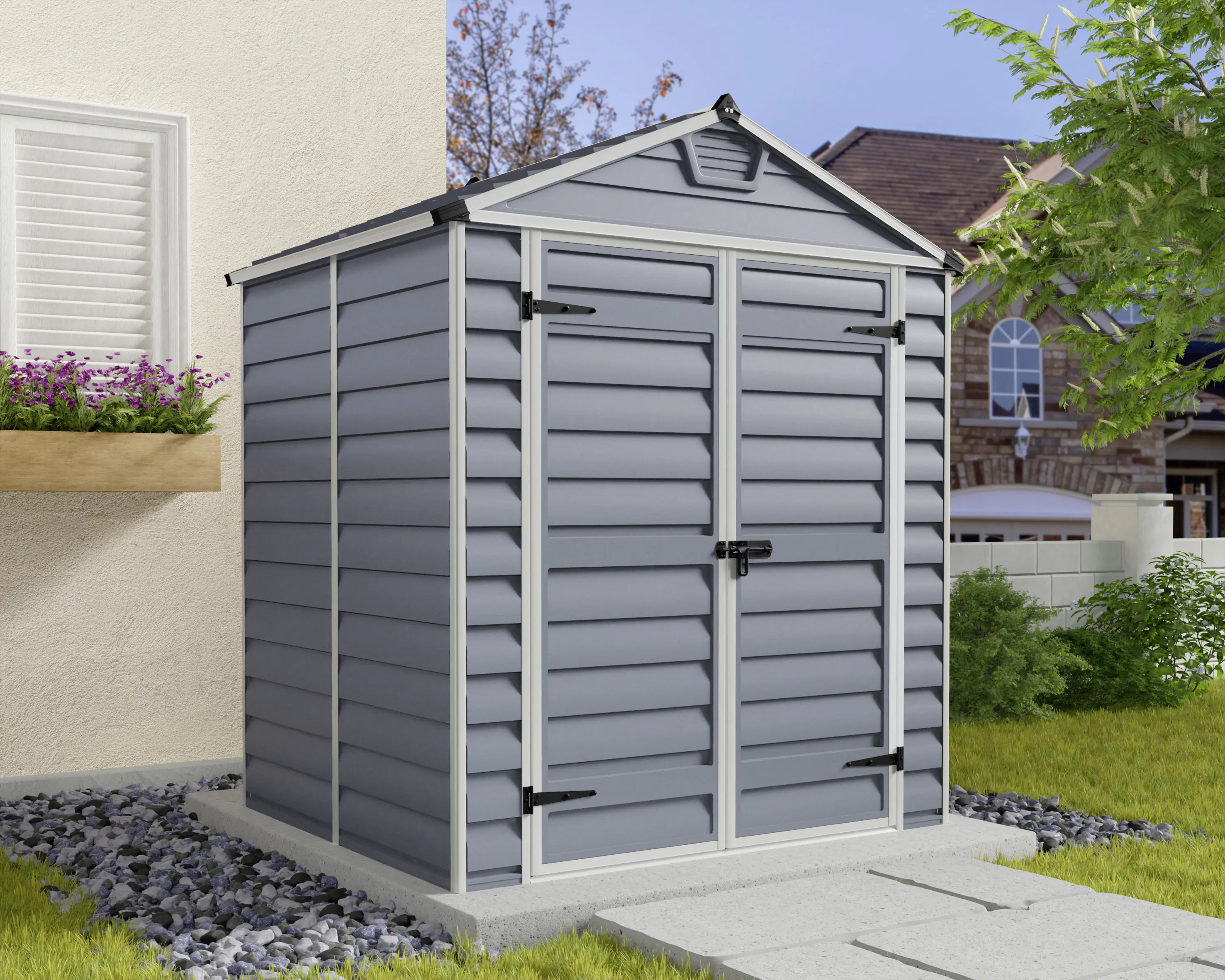 Canopia Gerätehaus Skylight Shed 6x5 175 x 152 x 171 cm