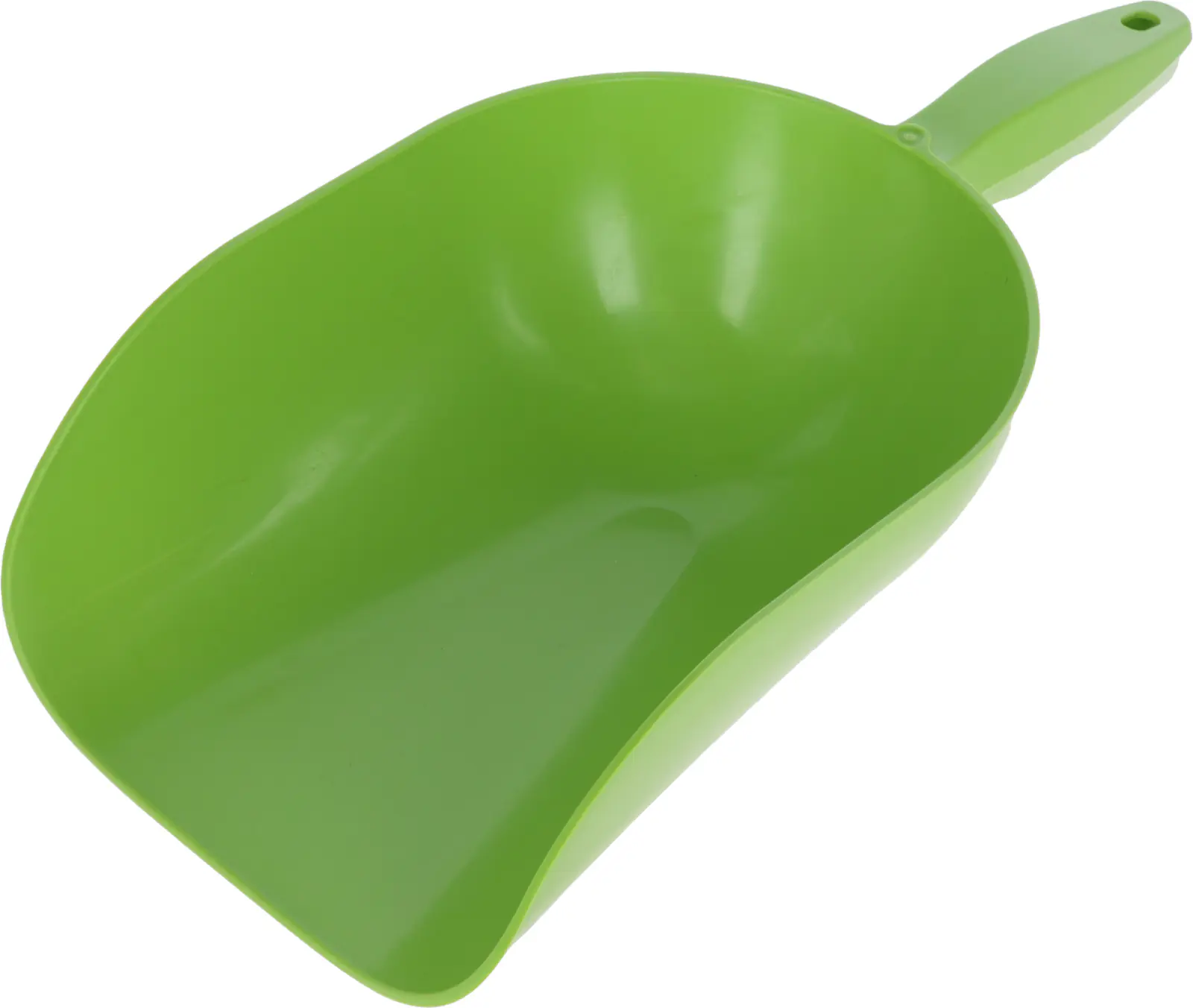 Kerbl Futterschaufel aus Kunststoff grün für ca. 2 kg