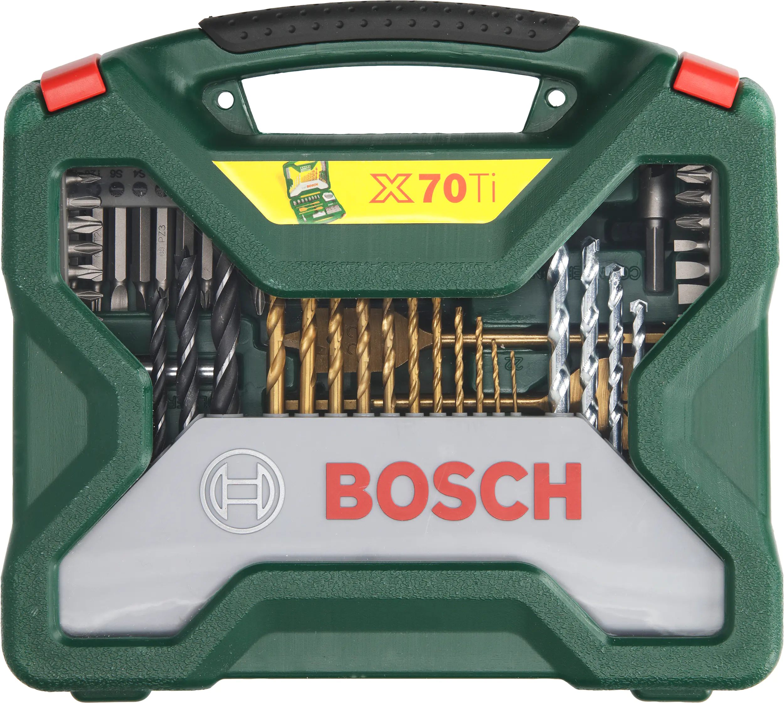 Bosch Bit-Bohrer-Set X-Line im Kunststoffkoffer 70-teilig Sechskant