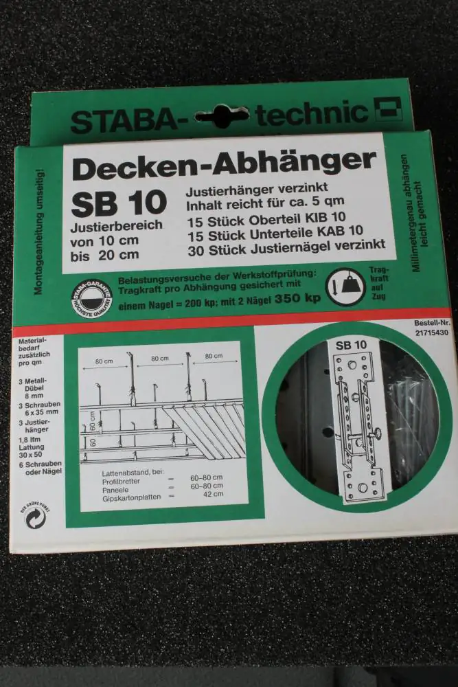 Staba Deckenabhänger SB10
