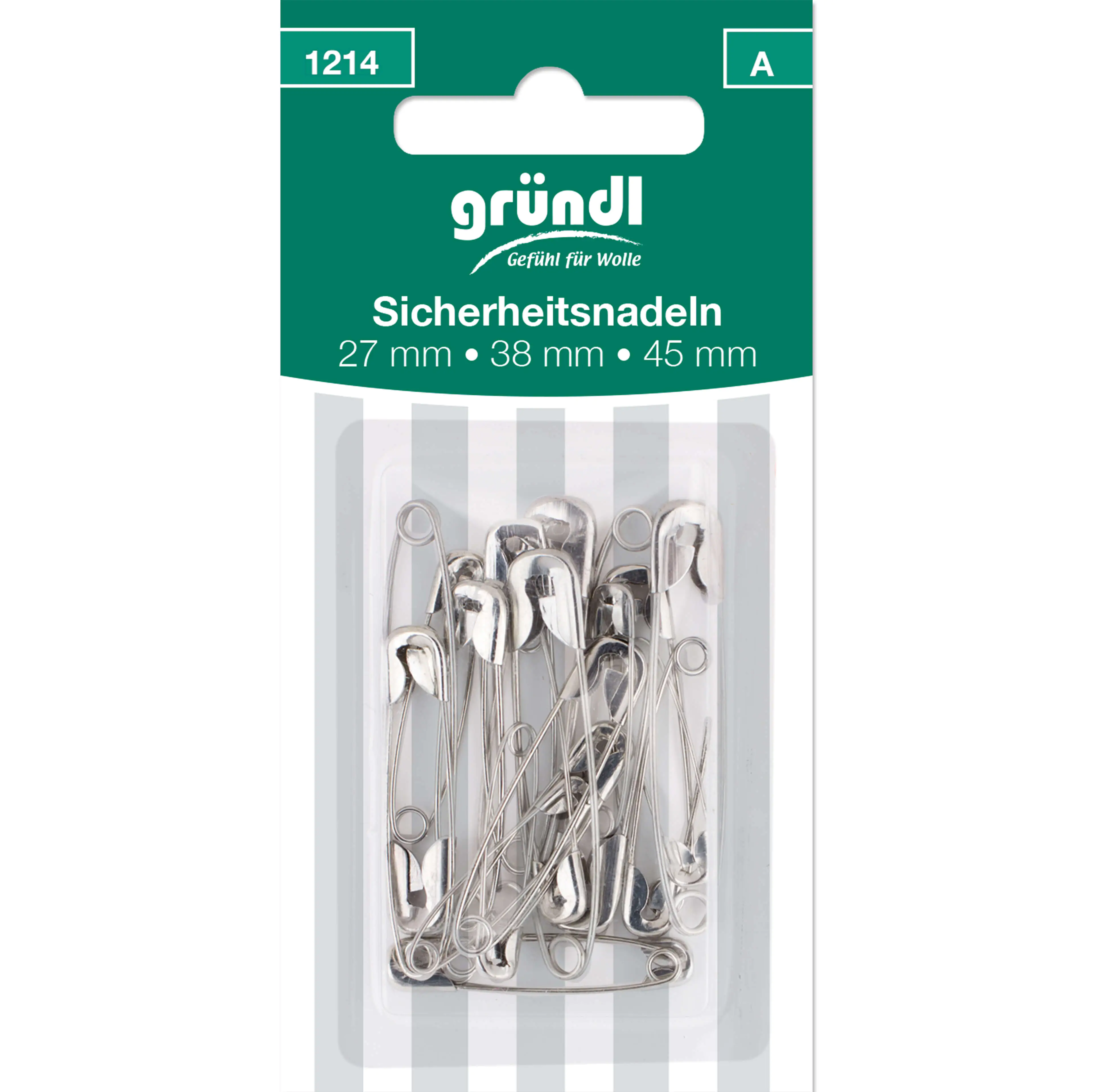 Gründl Sicherheitsnadeln, 20 Stück