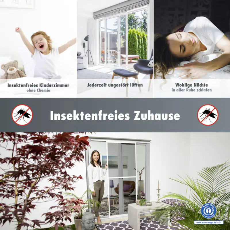 Primaster Fliegenschutz-Schiebetür 120 x 240 cm weiß/weiß kürzbar Primaster Fliegenschutz-Schiebetür 120 x 240 cm weiß/weiß kürzbar