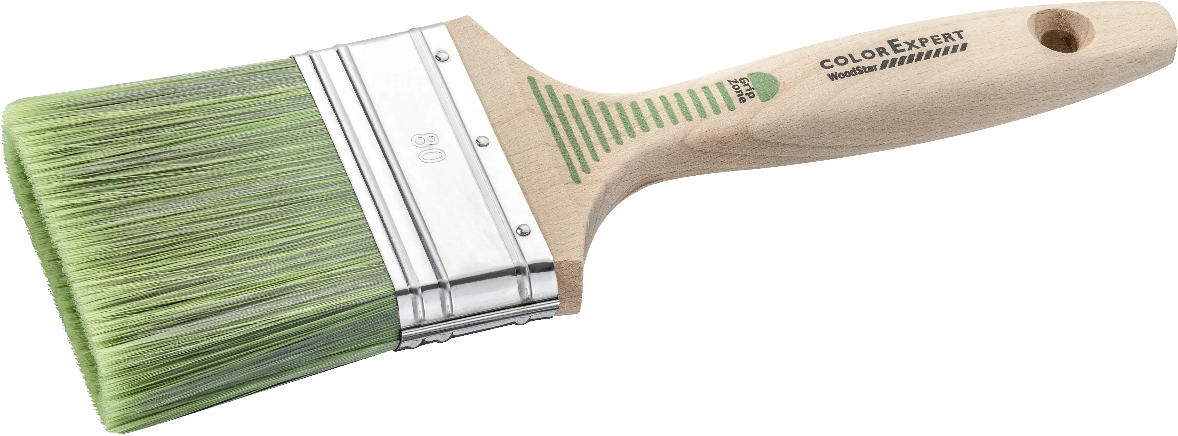 4013307718253 Color Expert Lasur-Flachpinsel WoodStar 80 mm 9. Stärke, GripZone