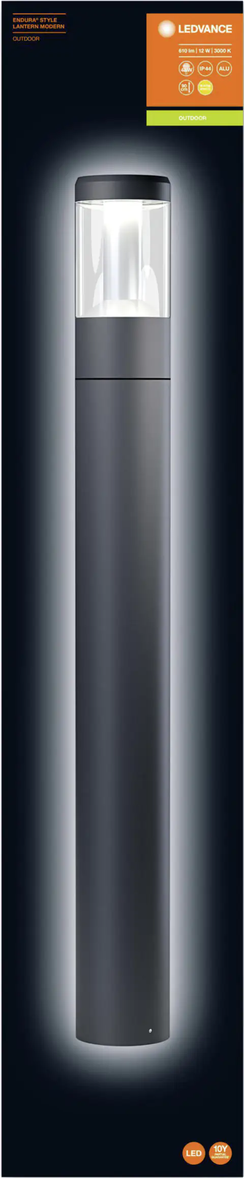 Ledvance Außenleuchte Endura Style Lantern dunkelgrau