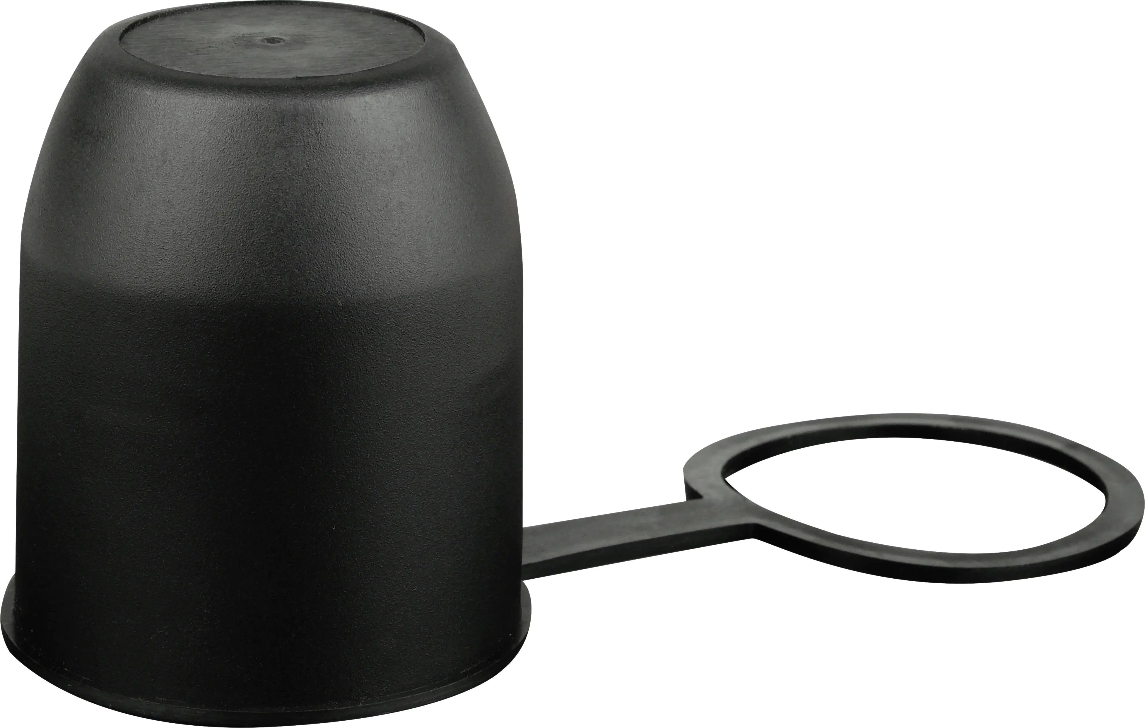 LAS Schutzkappe für Kupplungskugel mit Schlaufe schwarz