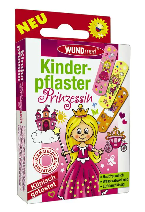 Wundmed Kinderpflaster Prinzessin 10 Stück Wundmed Kinderpflaster Prinzessin 10 Stück