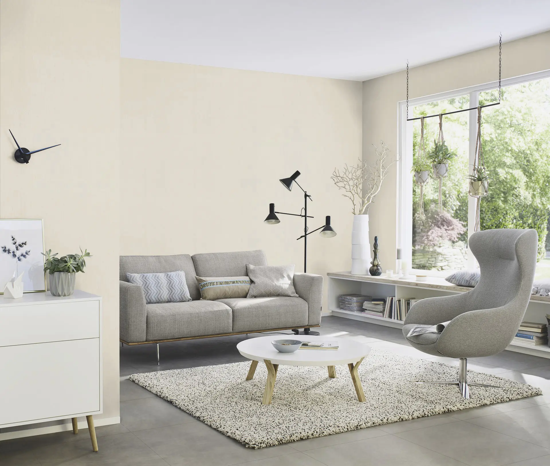 Rasch Vliestapete 746044 Beige-Taupe hell Uni 10,05 m x 0,53 m