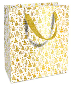 4014995385833 Braun & Company Geschenktragetasche Golden Forest 18 x 21 x 8 cm