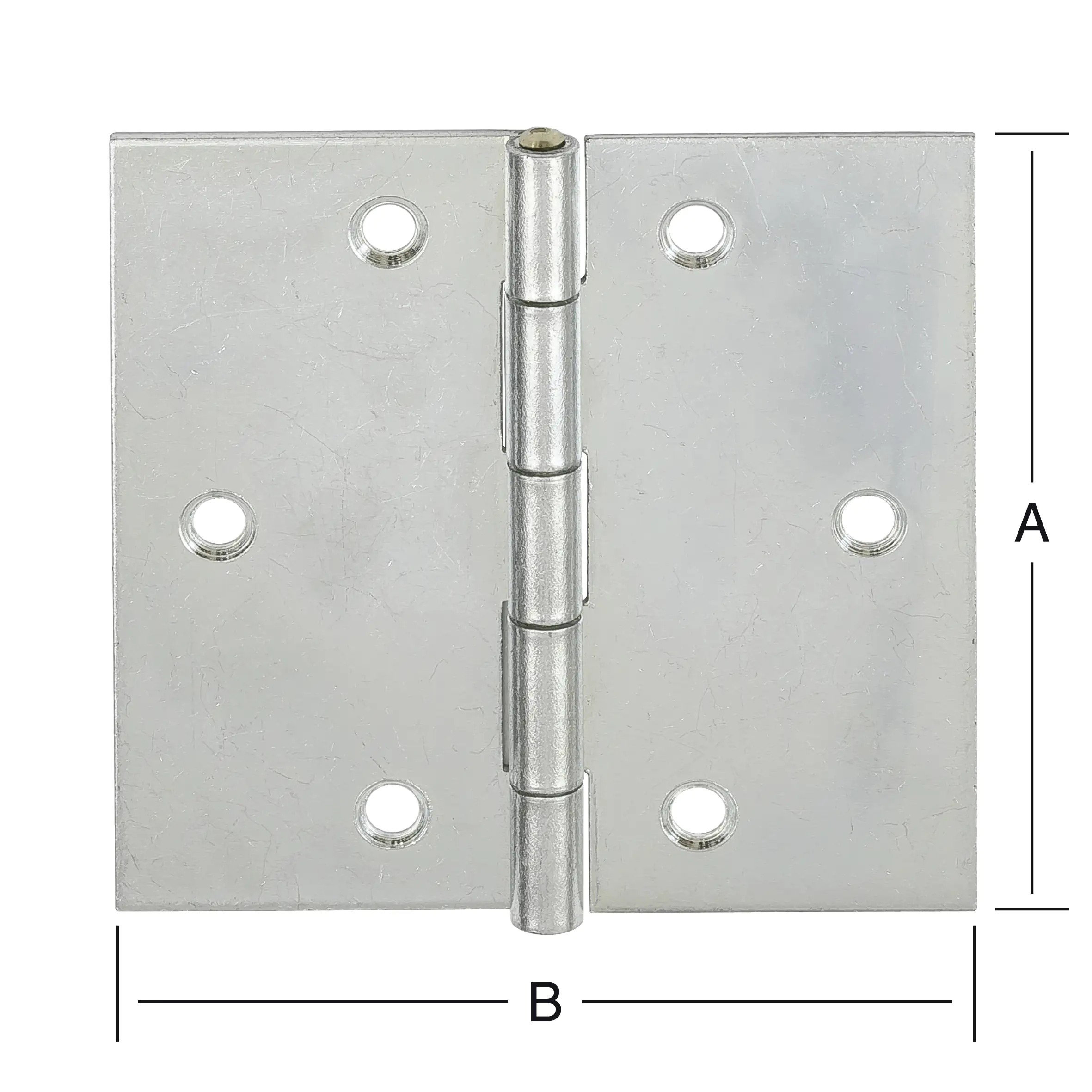 Vormann Käntige Scharniere verzinkt 50 x 50 mm