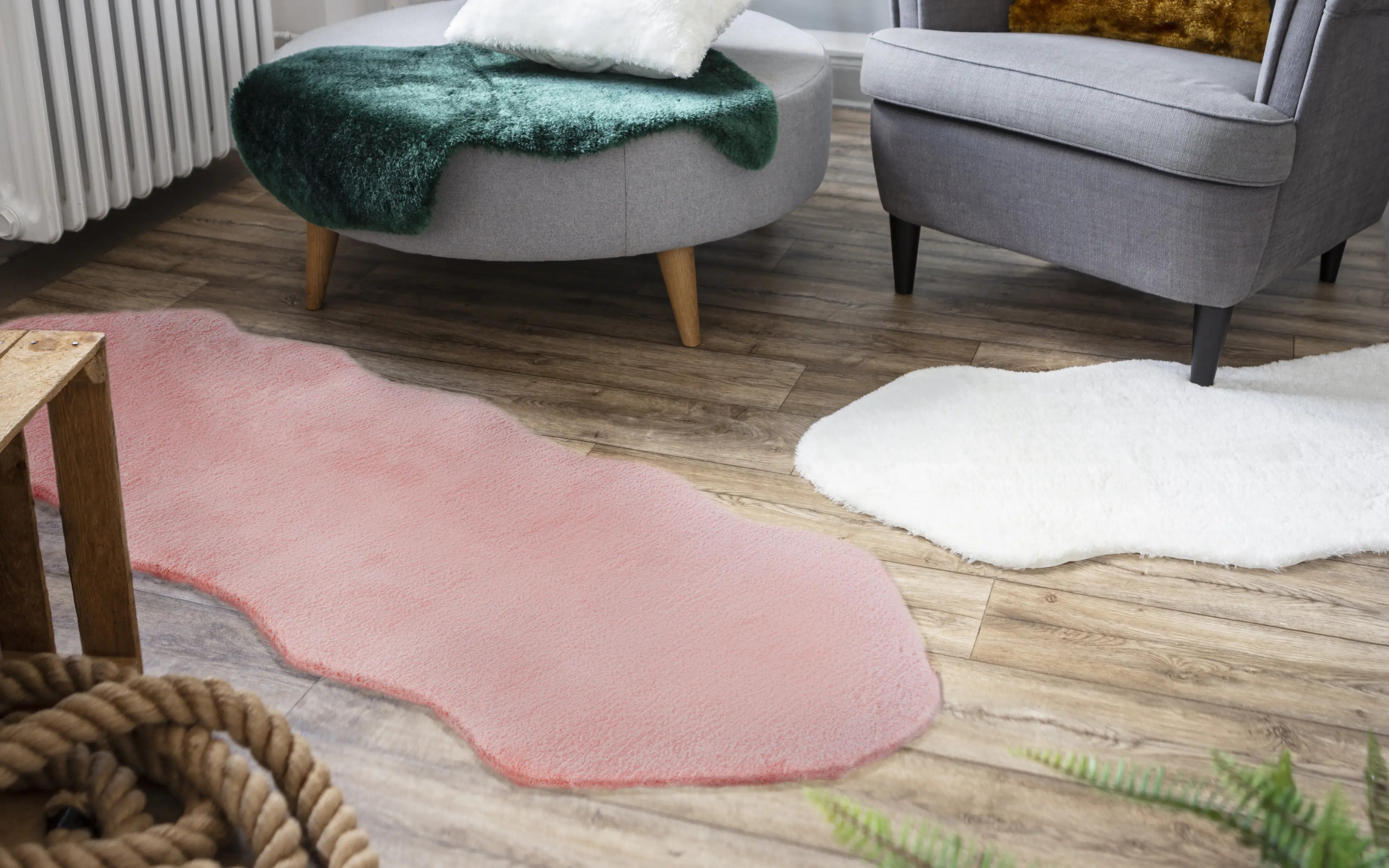 4002398762160_2 Andiamo Kunstfell Lambskin rosa, 55 x 160 cm