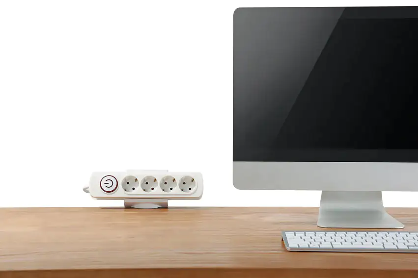 Schwaiger Klemmhalter für Tischsteckdose Befestigung an der Tischplatte