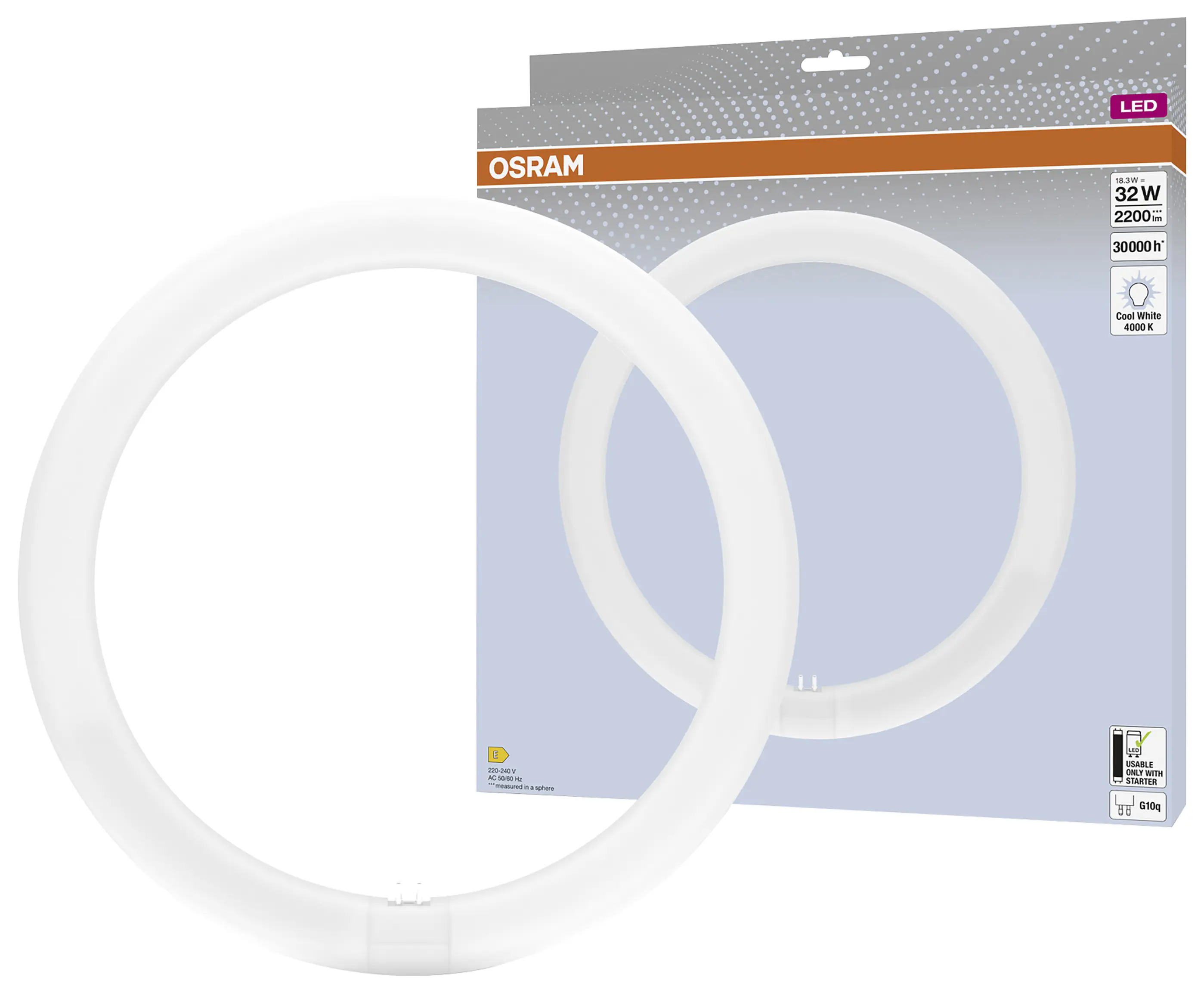 Osram LED Ring T9 G10q 18,3 W neutralweiß