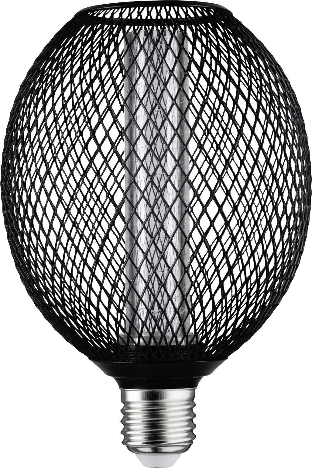 Paulmann LED Leuchtmittel Metallic Glow Globe Spiral E27 4,2W schwarz