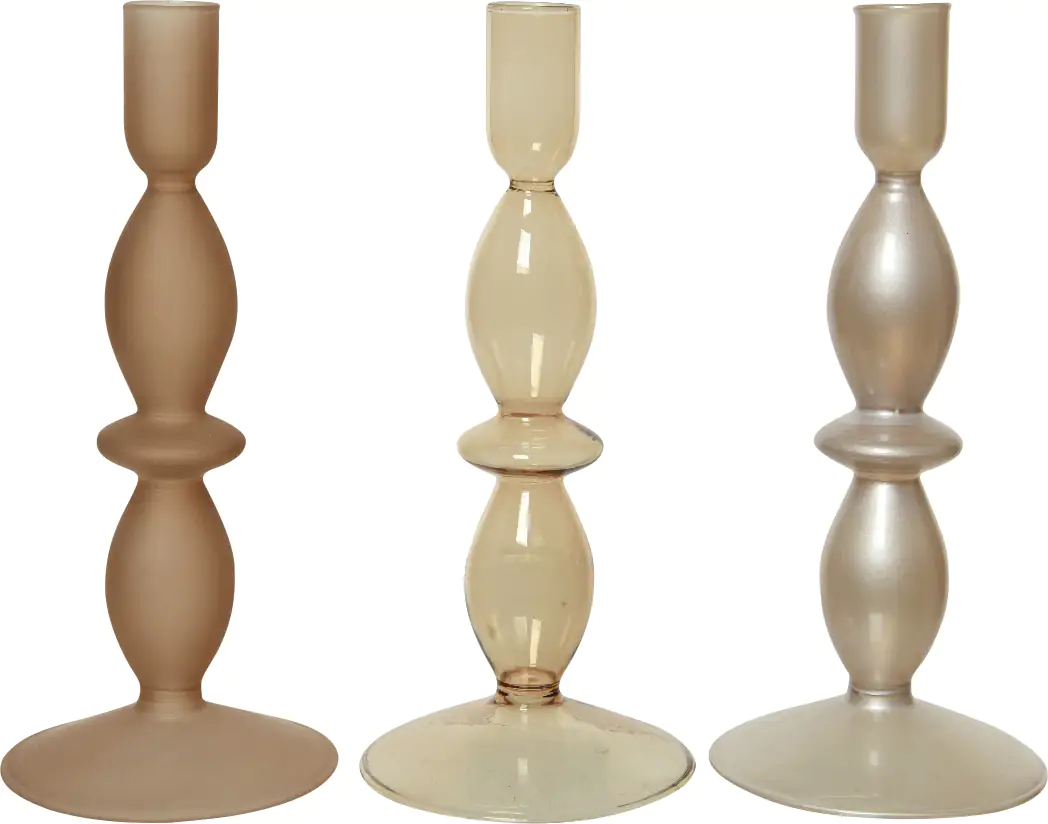 Kaemingk Kerzenhalter aus Glas 20,5 cm Kaemingk Kerzenhalter aus Glas 20,5 cm