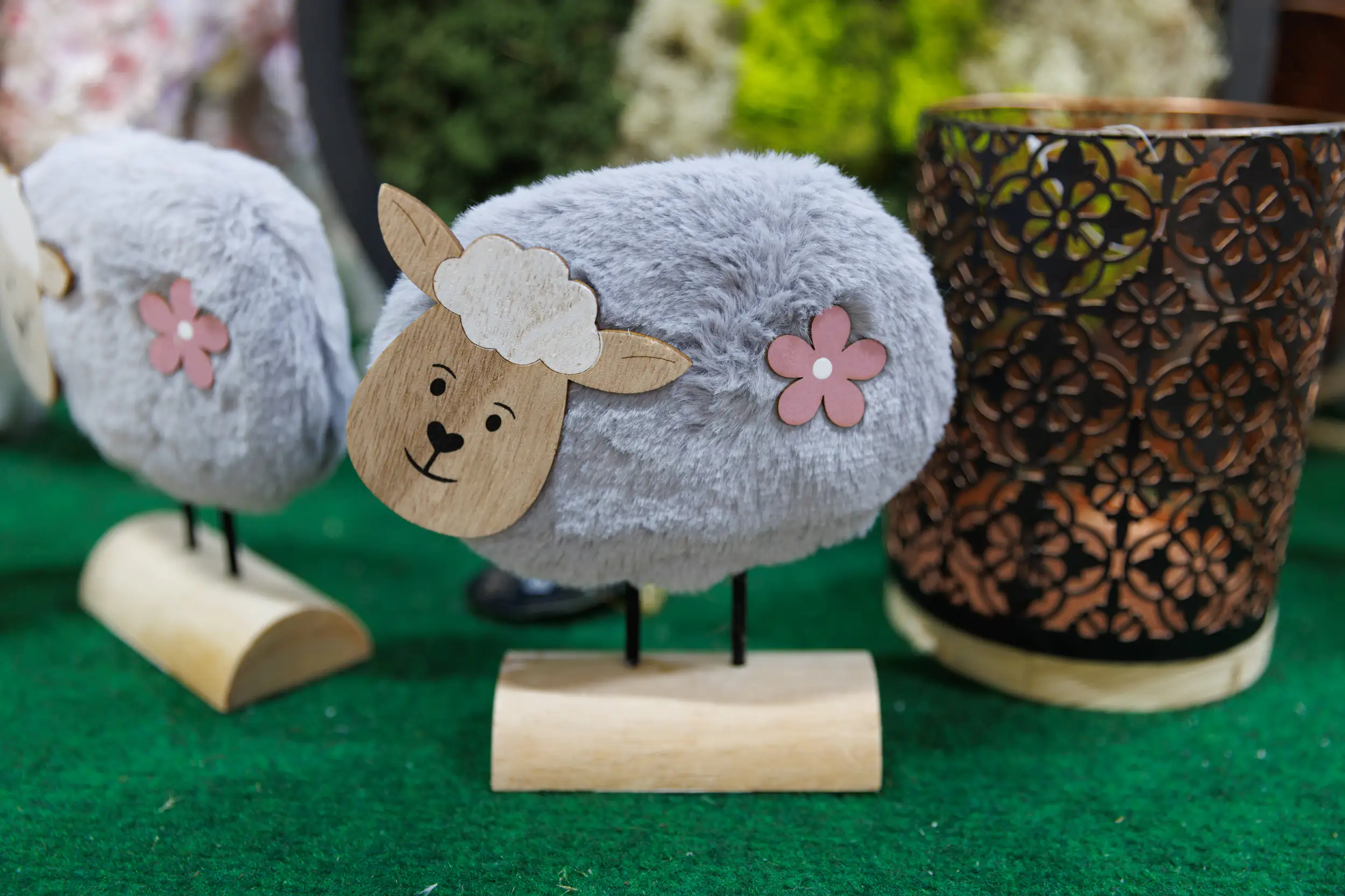 TrendLine Deko Schaf Holz 17 x 14 cm natur grau TrendLine Deko Schaf Holz 17 x 14 cm natur grau