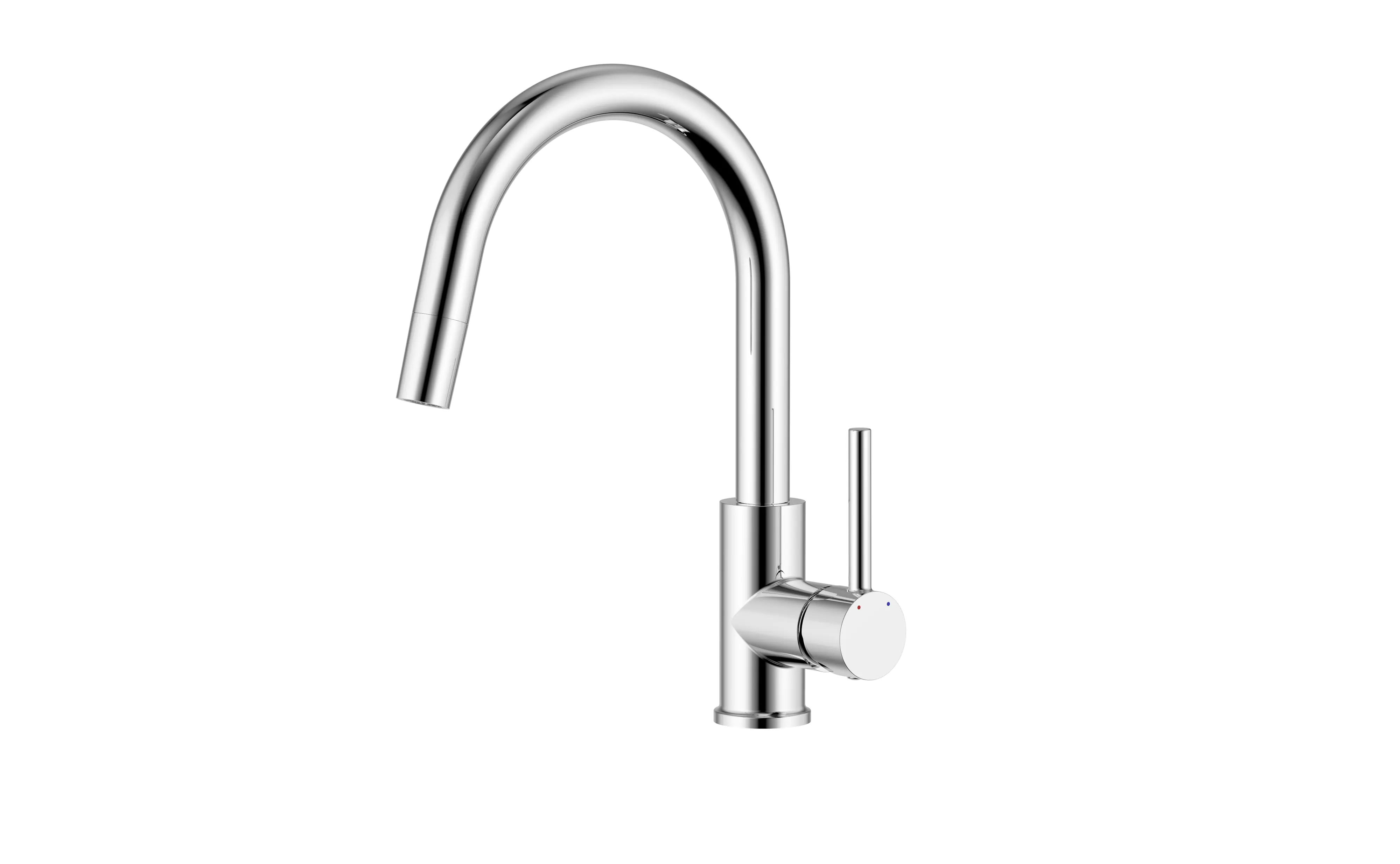 Primaster Küchenarmatur mit herausziehbarer Brause Paris verchromt