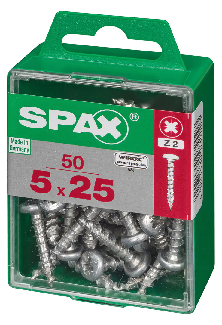 Spax Universalschrauben 5.0 x 25 mm TX 20 - 50 Stk.