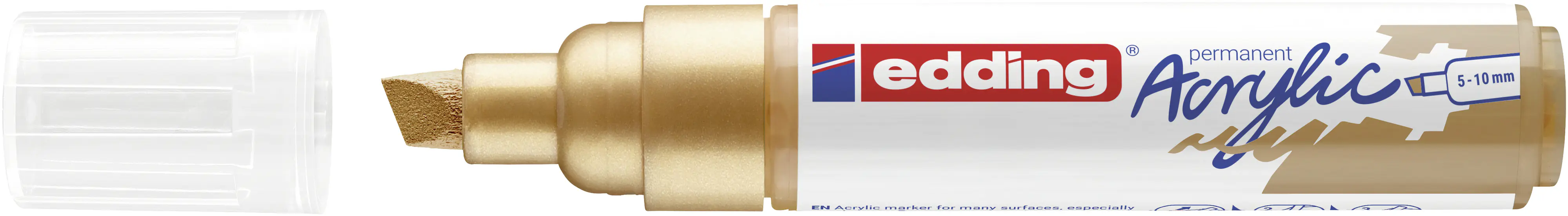 edding 5000 Acrylmarker breit reichgold 5 - 10 mm