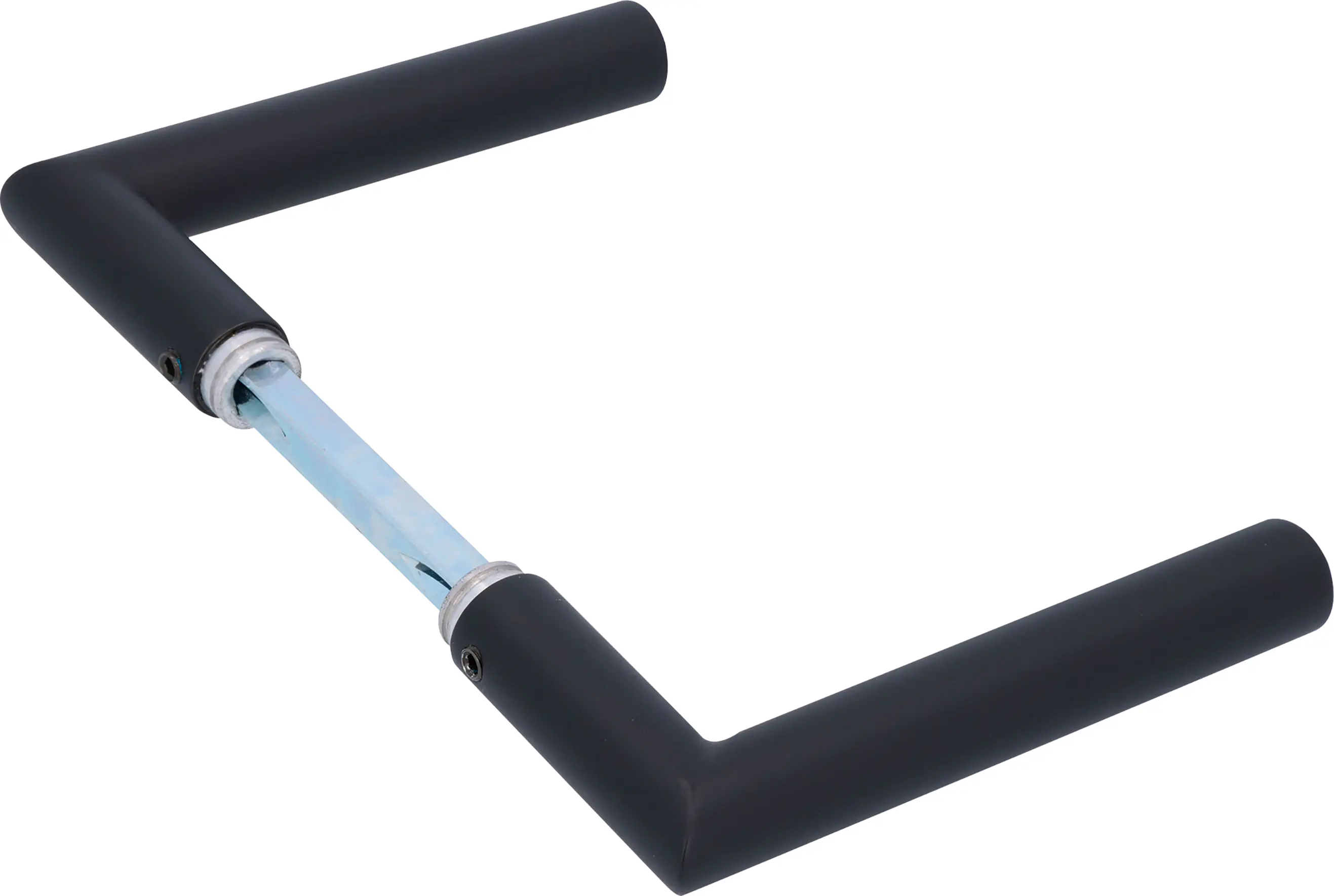 Alpertec Drückerpaar Fair I Edelstahl schwarz Stiftlänge 8 mm