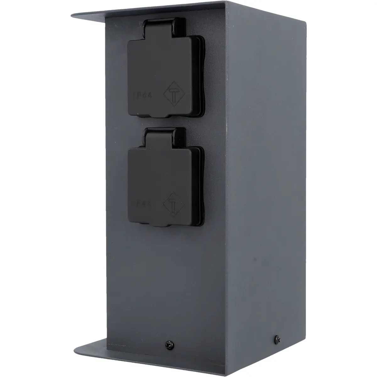 Unitec Gartensäule mit 4 Schutzkontakt-Steckdosen schwarz Unitec Gartensäule mit 4 Schutzkontakt-Steckdosen schwarz