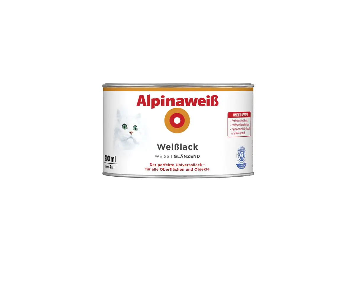 Alpinaweiß Weißlack 300 ml alpinaweiß glänzend