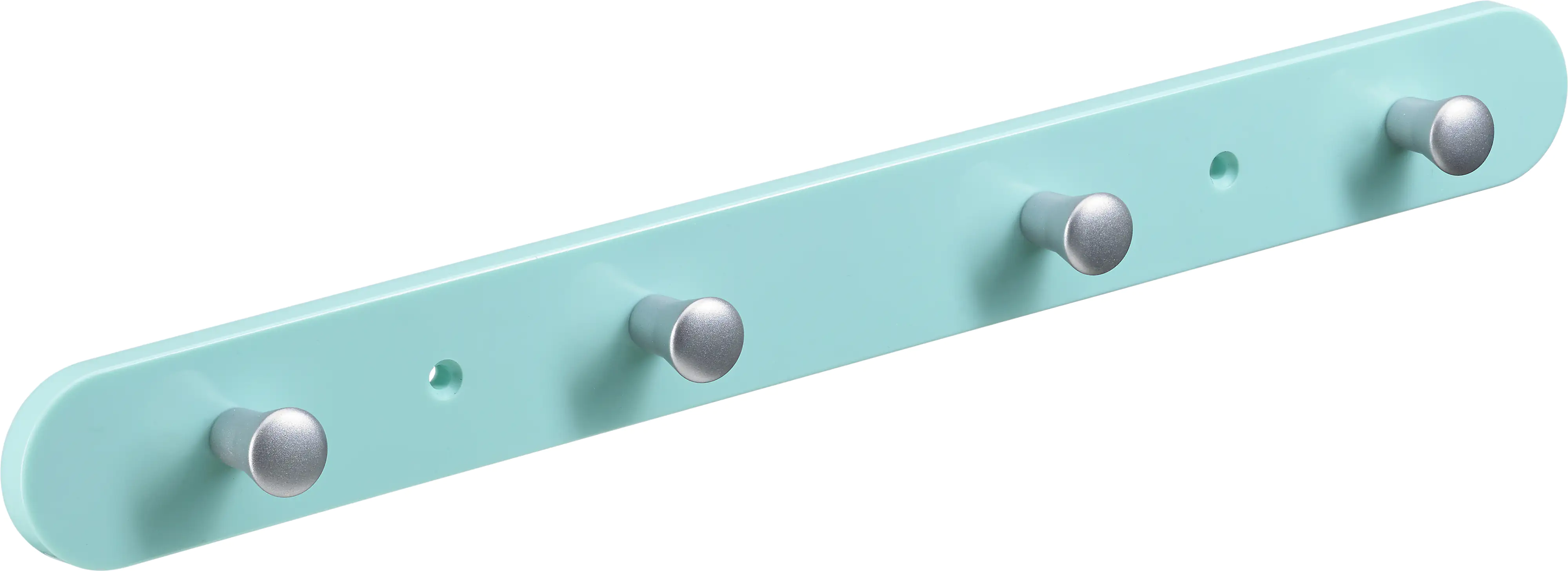 Hettich Garderobenleiste 4 Haken 38,0 x 4,0 x 0,8 cm mintgrün Hettich Garderobenleiste 4 Haken 38,0 x 4,0 x 0,8 cm mintgrün