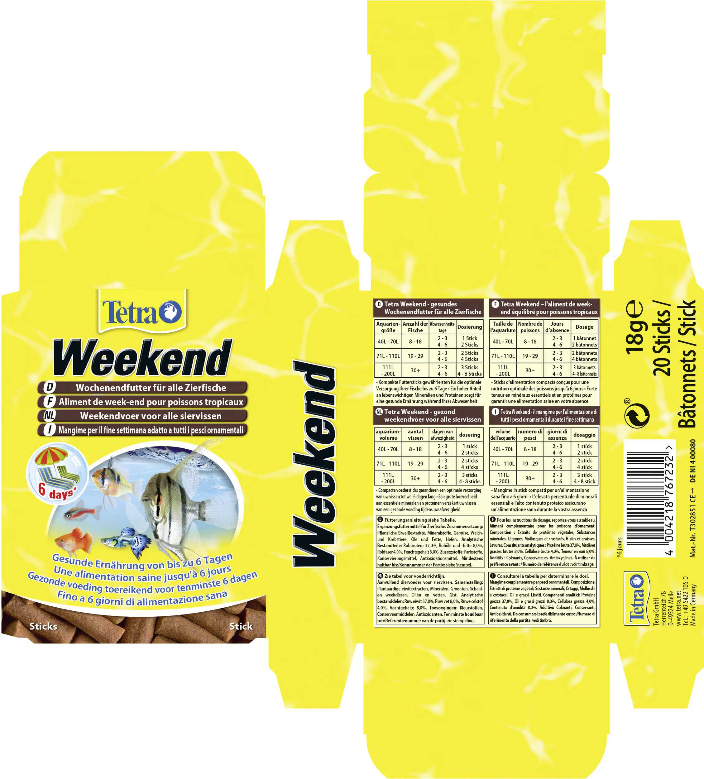 Tetra Weekend 20 Stück