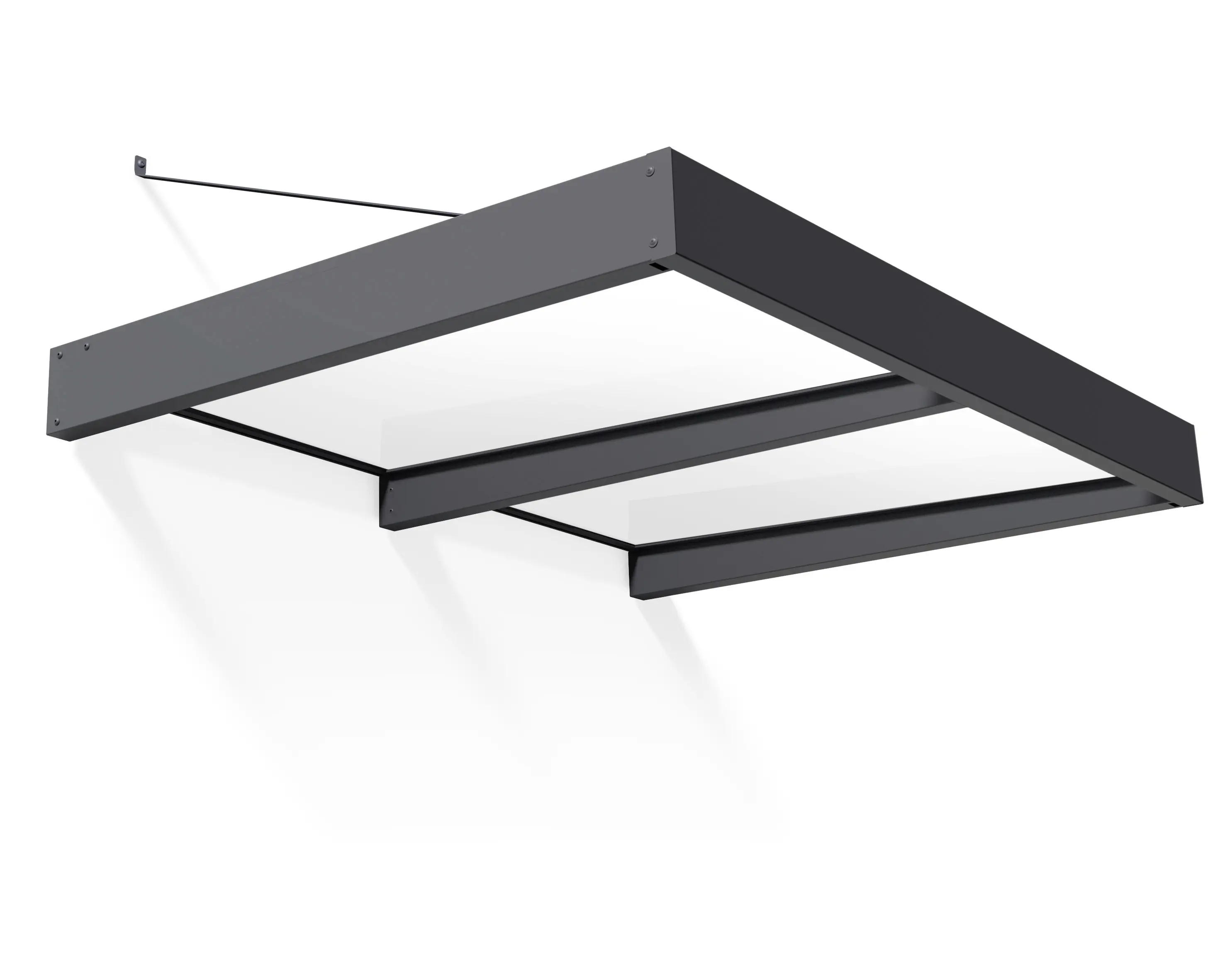 Canopia Vordach Sophia XL 2000 Grau Alu 192 x 140 cm