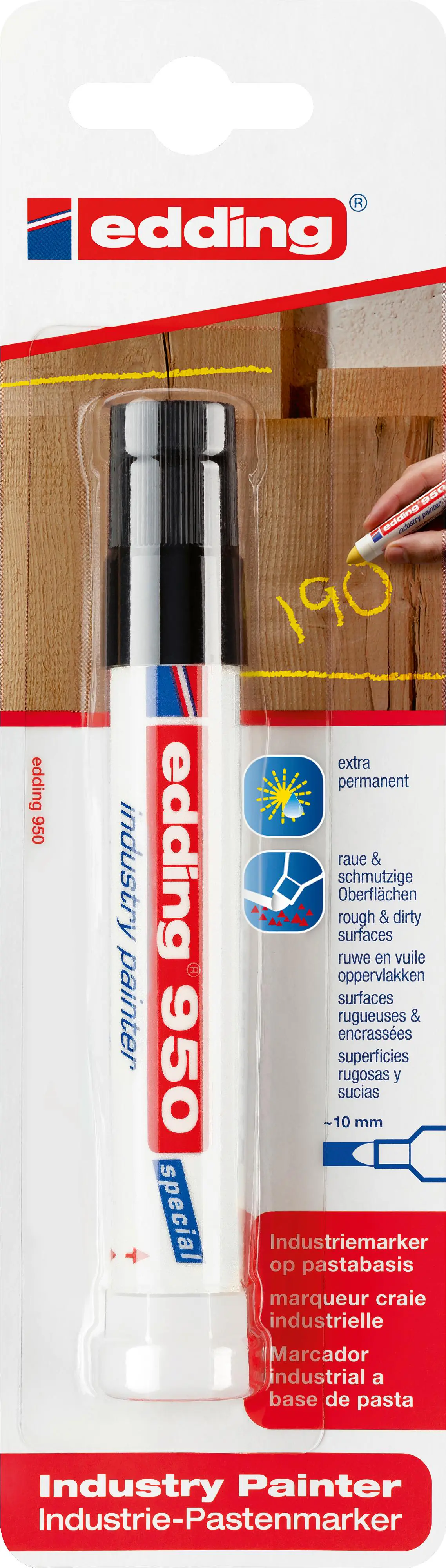 edding 950 industry painter schwarz