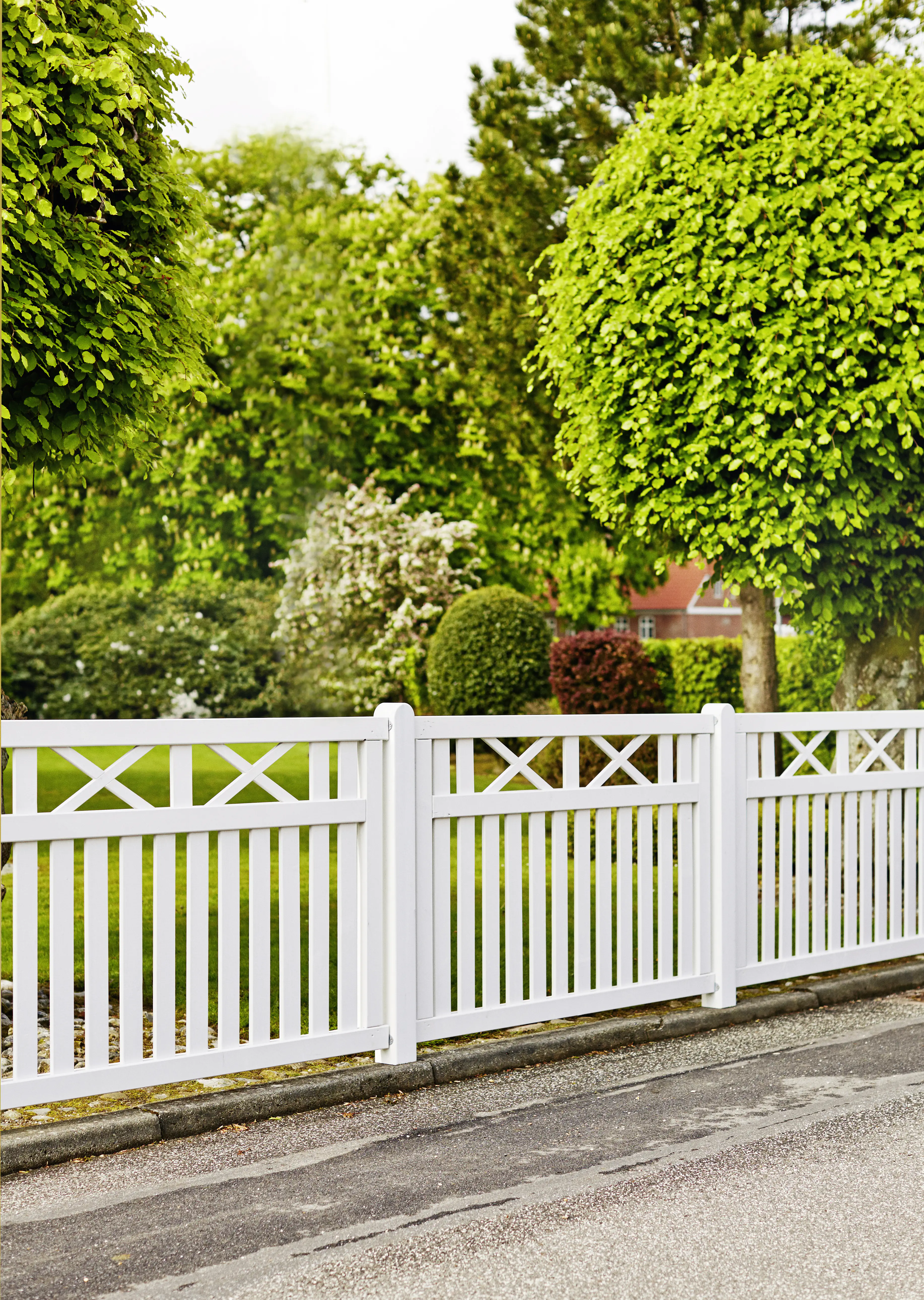 Plus Zaunelement Vinesse 150 x 96 cm weiß