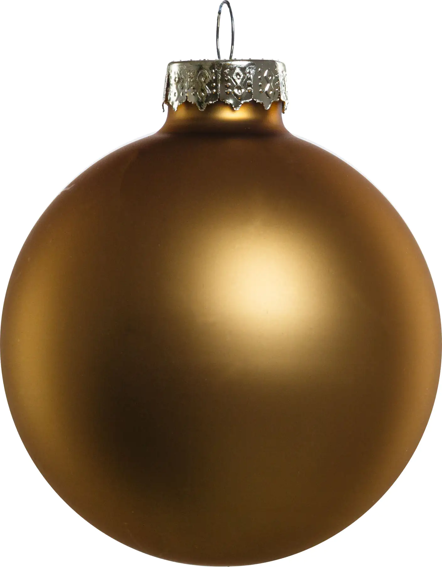 4333692642637_05 TrendLine Weihnachtskugeln aus Glas Ø 5/ 5,7/ 6,7 cm gold 42 Stück